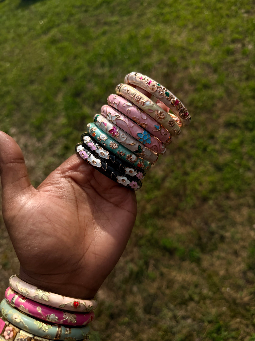 🌸 The Luxe Garden Bangles!