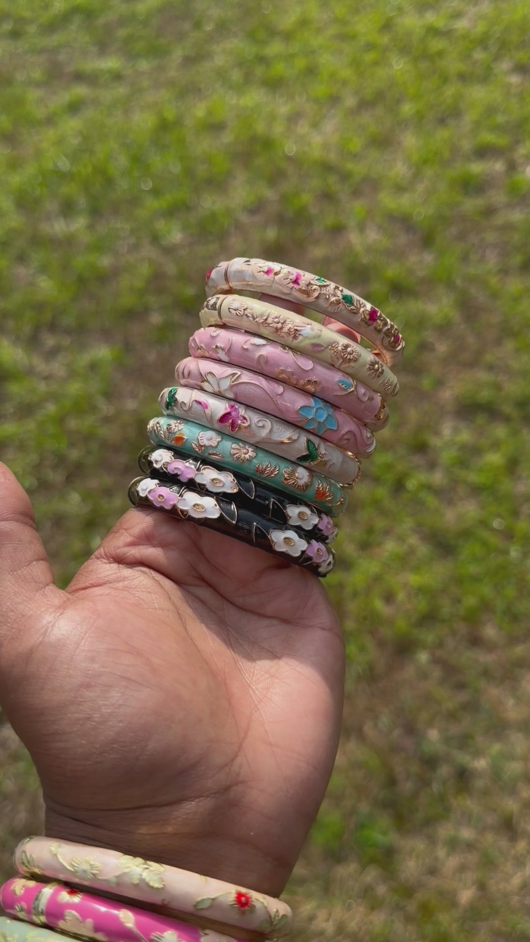🌸 The Luxe Garden Bangles!
